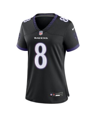Women's Lamar Jackson Black Baltimore Ravens Alternate Game Jersey