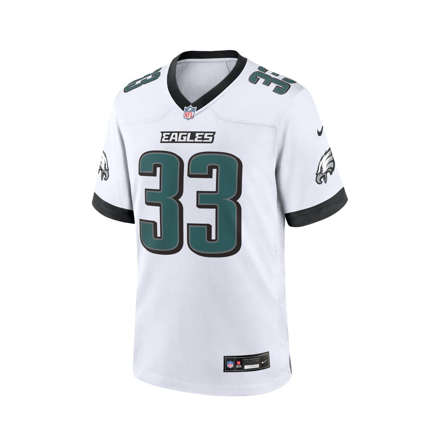 Мужской топ Nike Cooper DeJean White Philadelphia Eagles Game Jersey — фото 2