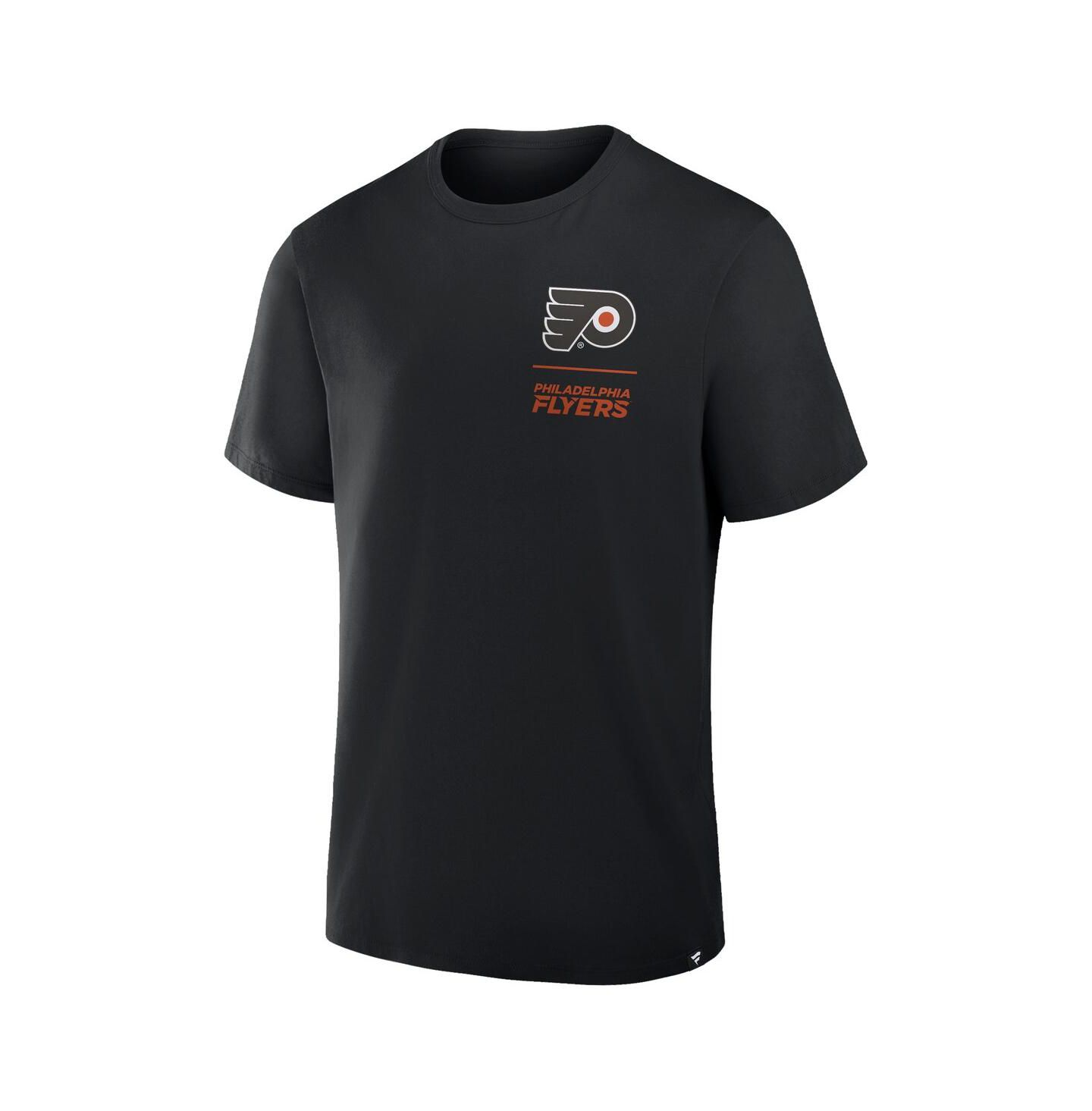 Мужская футболка Fanatics Black Philadelphia Flyers Crash The Net Legacy — фото 1