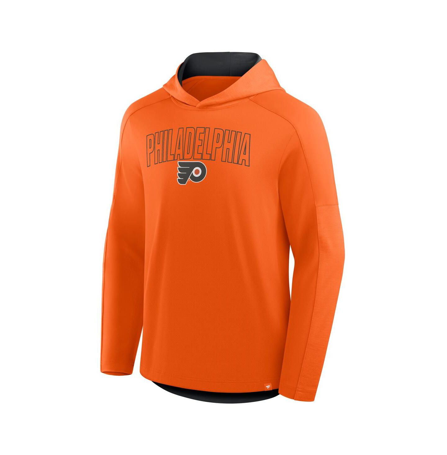 Мужское худи Fanatics Orange Philadelphia Flyers Penalty Shot Long Sleeve T-Shirt — фото 1