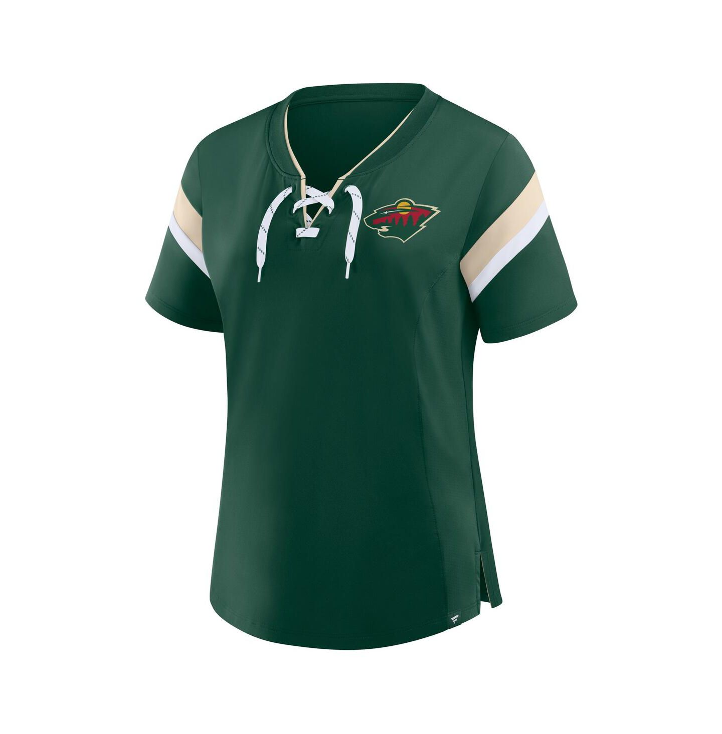 Женская футболка Fanatics Green Minnesota Wild Offside Athena — фото 1