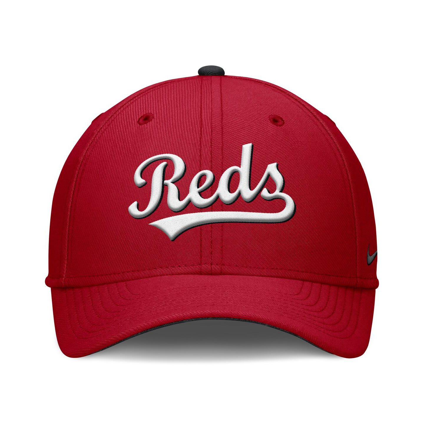Мужская кепка Nike Red Cincinnati Reds Primetime Rise Dri-FIT Flex Hat — фото 2