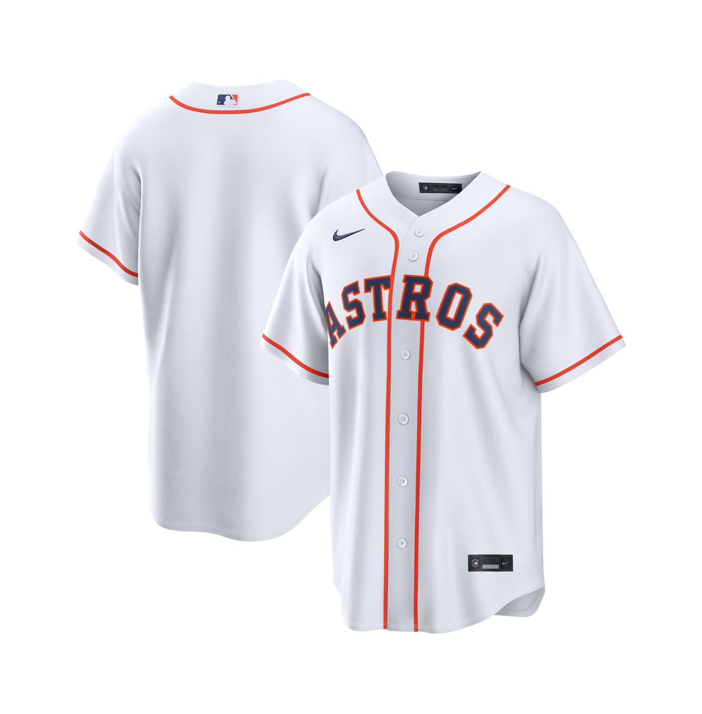 Мужской топ Nike White Houston Astros Home Replica Jersey — фото 1