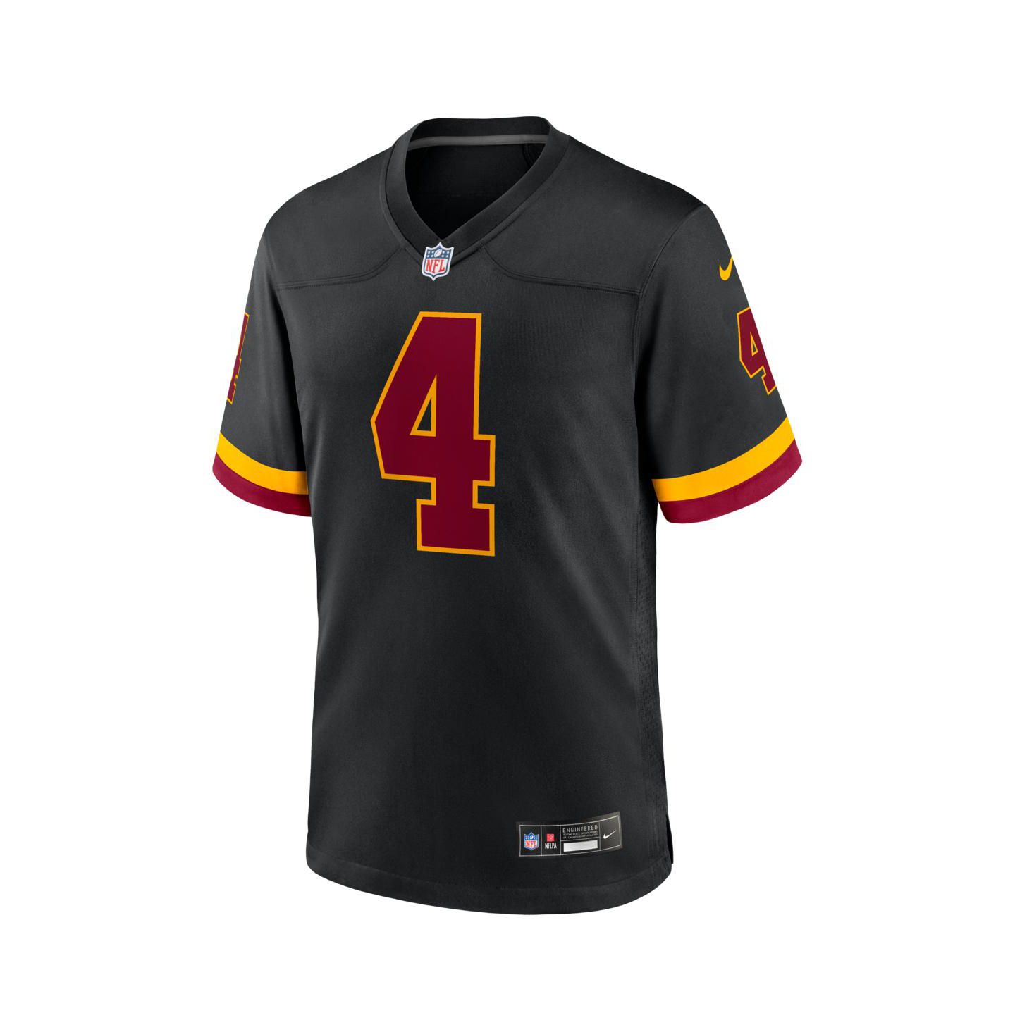 Мужской топ Nike Frankie Luvu Black Washington Commanders Hail Raiser Alternate Game Jersey — фото 2