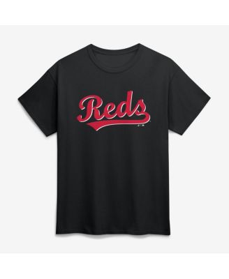 Men's Black Cincinnati Reds Wordmark T-Shirt