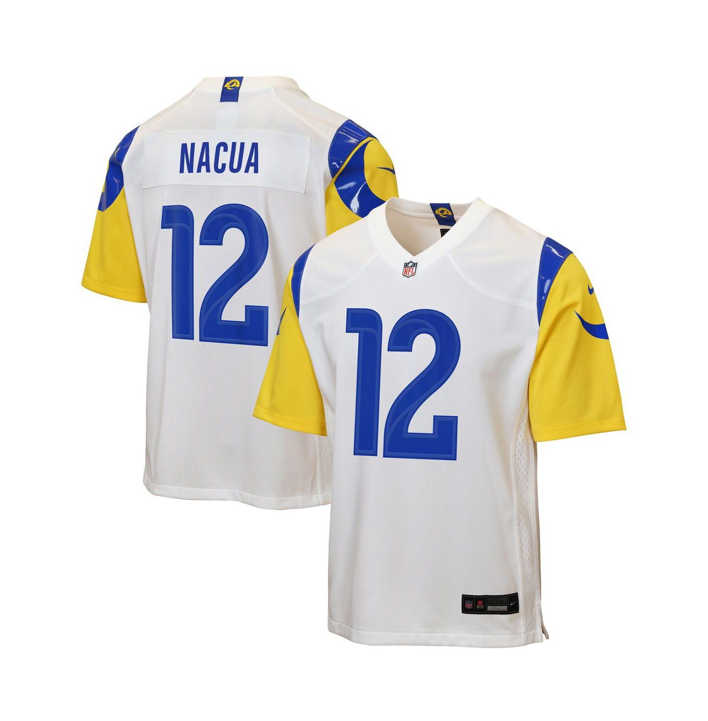 Детское джерси Nike Puka Nacua Los Angeles Rams Game, White — фото 1