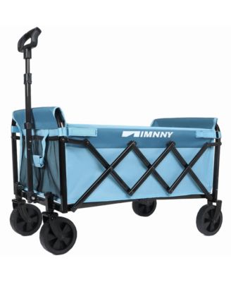 3-in-1 Lightweight Collapsible Utility Carts - Storage Wagon/Trunk Organizer/Pet Storage Wagon w/ 360degree(s) All-Terrain Wheels