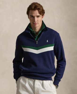 Men's Double-Knit Quarter-Zip Sweatshirt