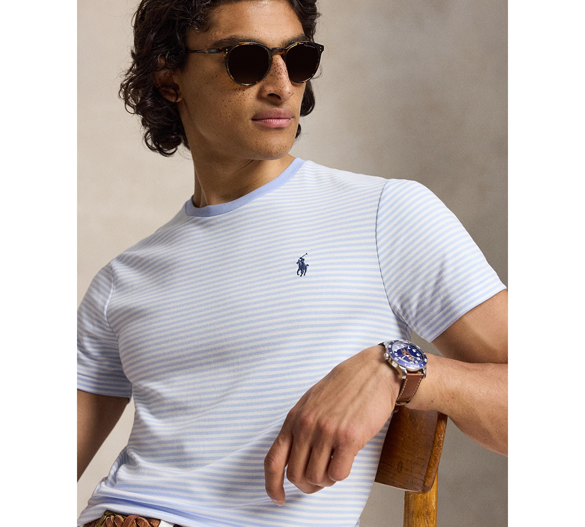 Polo Ralph Lauren Men's Iconic Mesh Crewneck T-Shirt