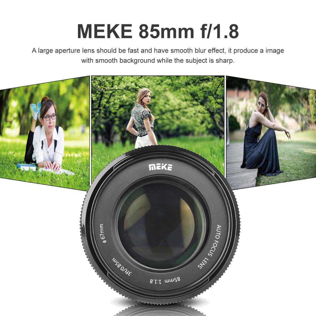 Meike 85mm f/1.8 Lens for Canon Ef
