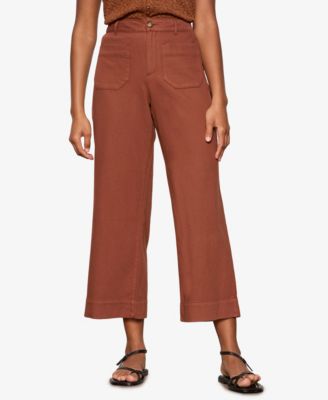 Women's Soft Marine Cotton Cropped Pants