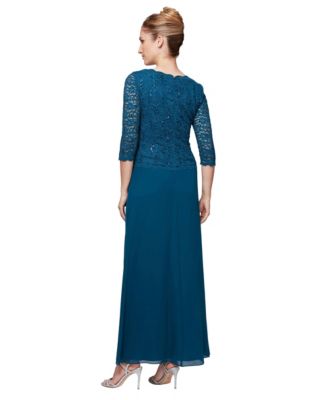 alex evenings petite dresses amazon Amazon.com: Alex Evenings Women's Long Cap Sleeve Dress with Cutout (Petite  and Regular Sizes), Charcoal, 4 : Clothing, Shoes & Jewelry