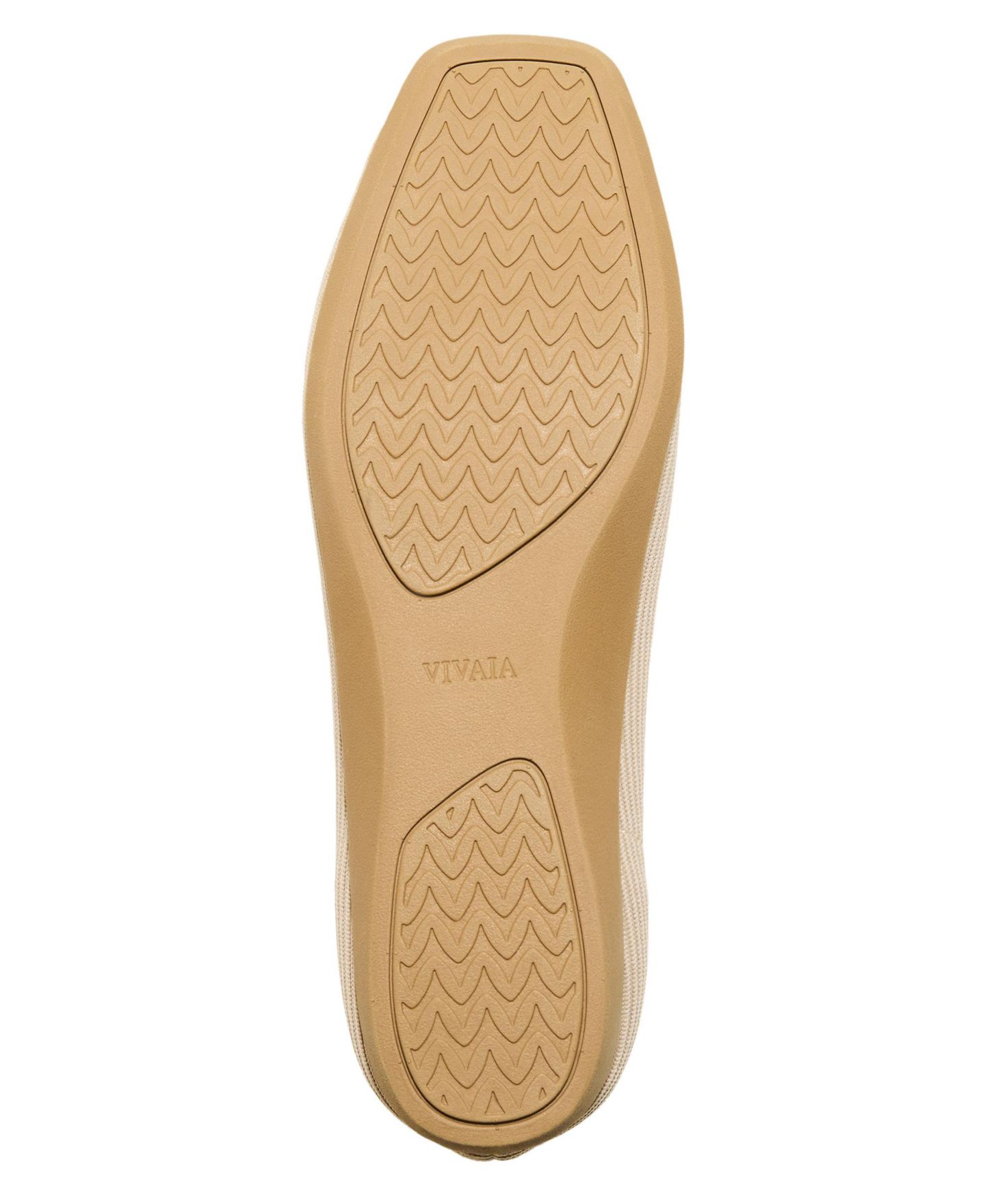 Женские балетки VIVAIA Margot Walker Lightweight Square-Toe V-Cut Flats, цвет: Миндальный — фото 5