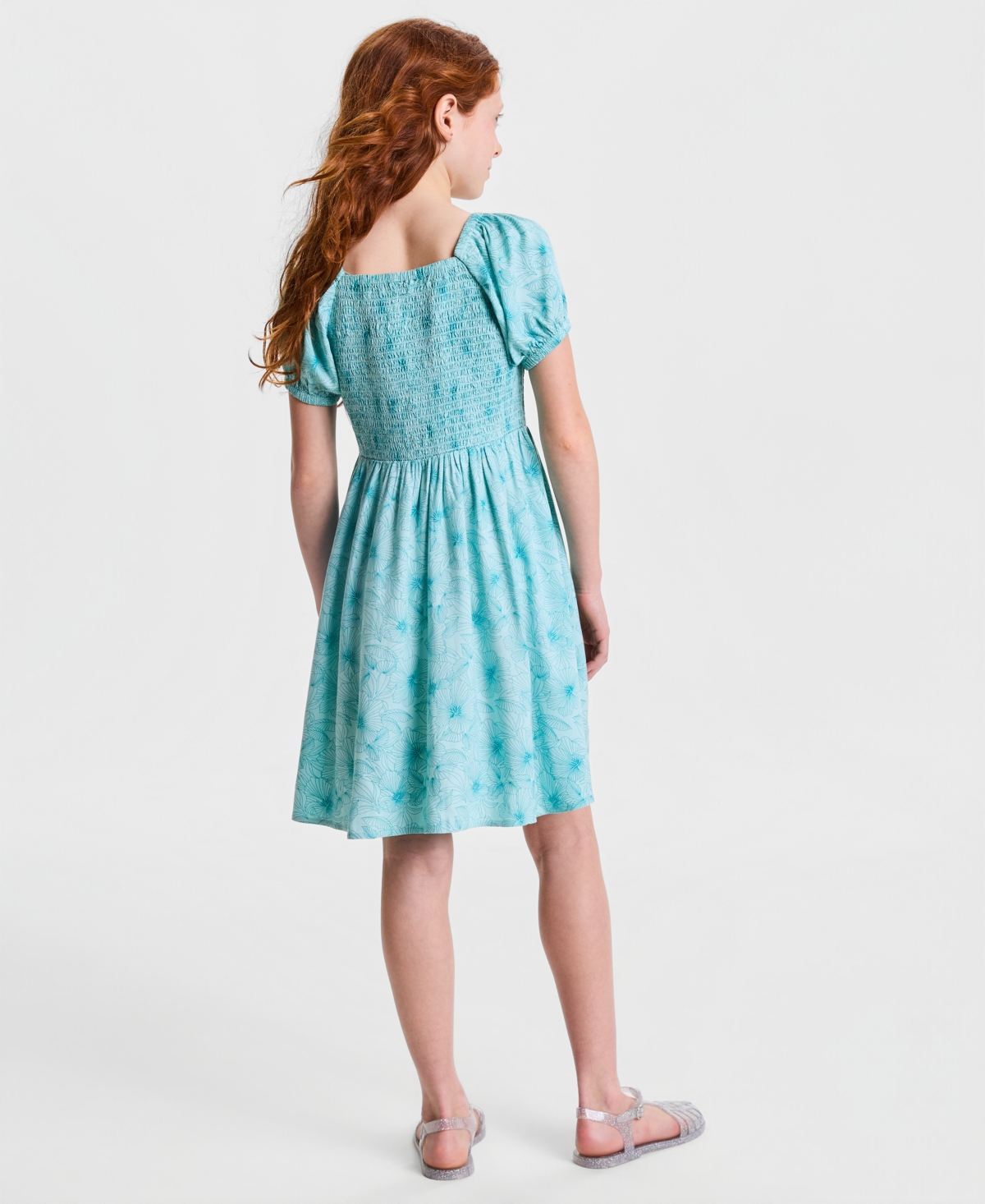 Epic Threads Girls' 5-20 Linework Floral Dress, Macy's Exclusive