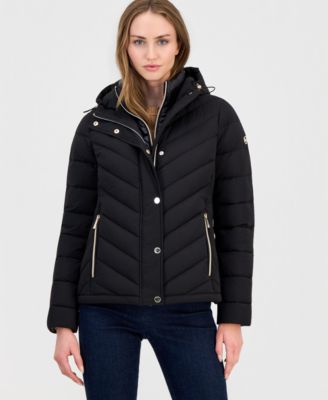 Women's Hooded Bibbed Packable Puffer Coat