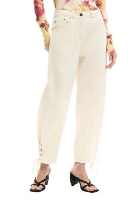 Women's Long Tie Trousers
