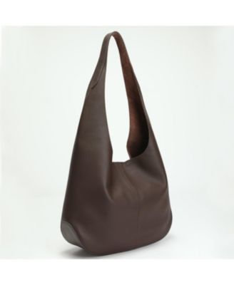 Arc Leather Crescent Hobo Bag Soft Pebbled Shoulder Bag Casual Slouchy Handbag thumbnail 4