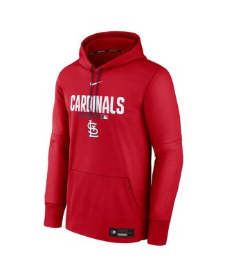 Men's Red St. Louis Cardinals Authentic Collection Therma-FIT Hoodie