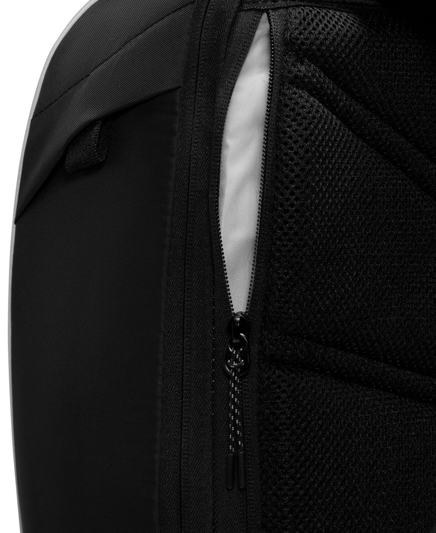 Рюкзак Nike Unisex Commute Zippered Travel, цвет: Чёрный / Серебряный — фото 7