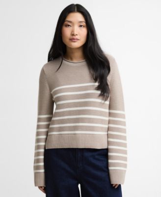 Women's Striped Crewneck Sweater