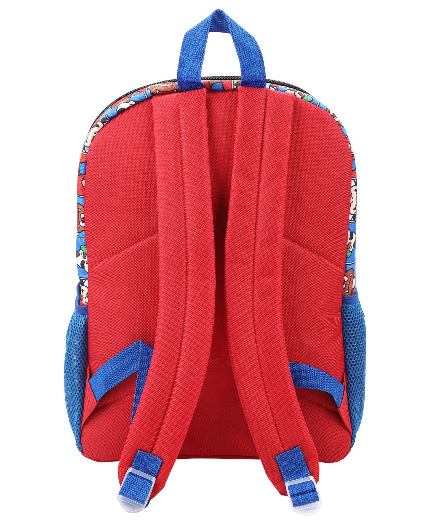 Сумки SUPER MARIO Backpack, Lunch Bag, Pencil Case, Key Chain and Caraniber, 5-Piece Set для мальчиков, цвет: Разноцветный — фото 6