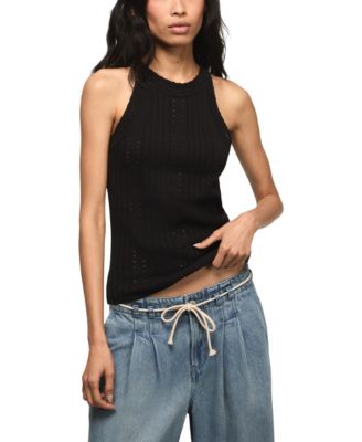 Women's Crewneck Sweater Tank Top