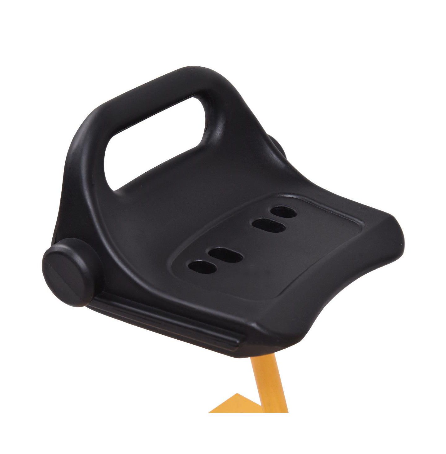 Детская игрушка Costway Heavy-Duty Steel 360-Degree Rotatable Seat Ride-On Sand Excavator, Ages 4+, цвет: Жёлтый — фото 9