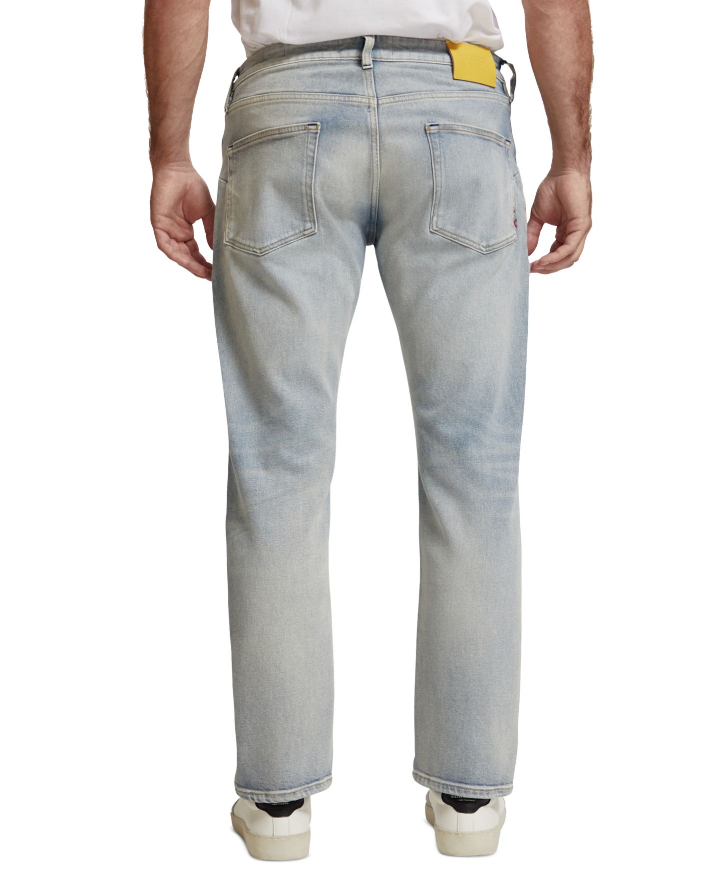 Мужские джинсы SCOTCH & SODA The Zee Straight-Fit Denim Jeans, цвет: Surf — фото 3