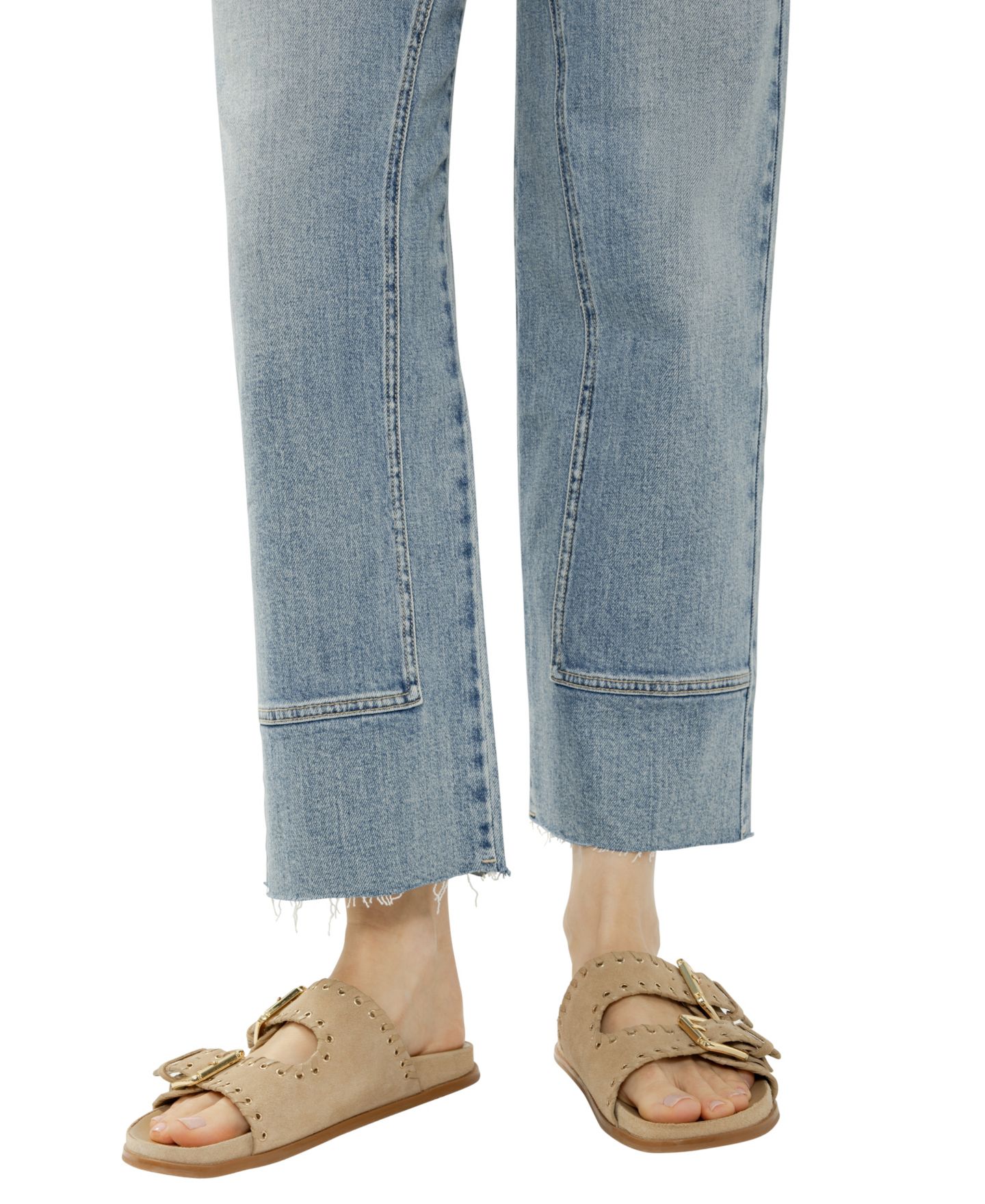 Женские джинсы Silver Jeans Co. Western Relaxed Straight-Leg, цвет: Solstice — фото 2