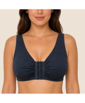 Women's Ease Cotton Front Closure Bra for Mastectomy