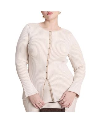 Women's Longline Button Up Cardigan