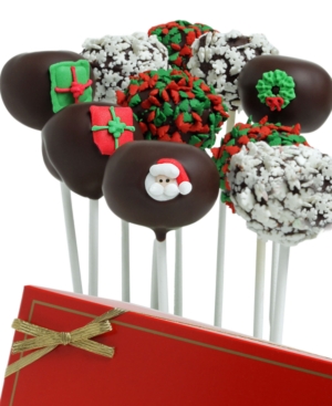 Chocolate Covered Company Belgian Chocolate-Dipped Christmas Cake Pops