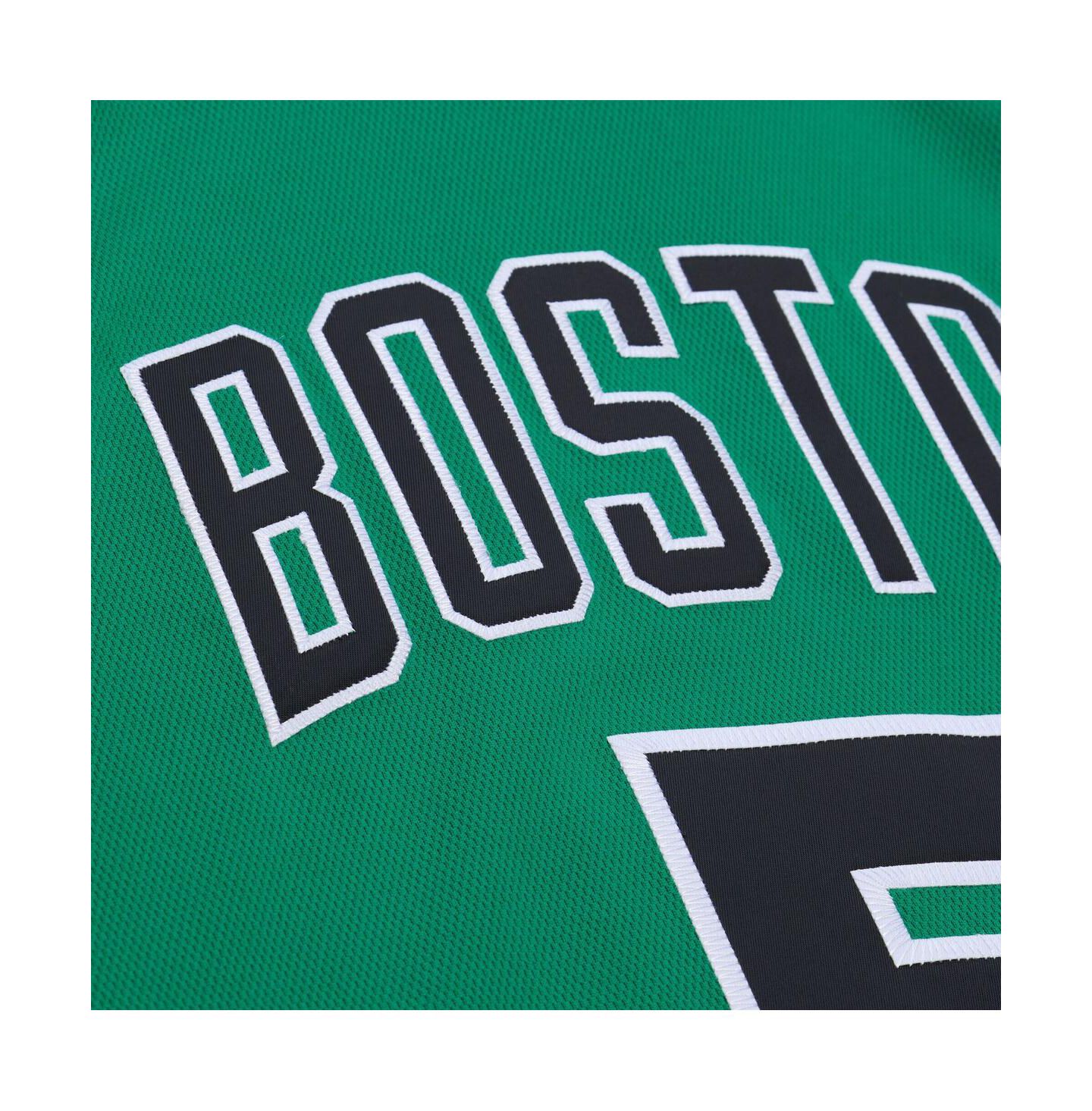 Мужской топ Mitchell & Ness Kevin Garnett Kelly Green Boston Celtics 2007-08 Hardwood Classics Authentic Jersey — фото 4