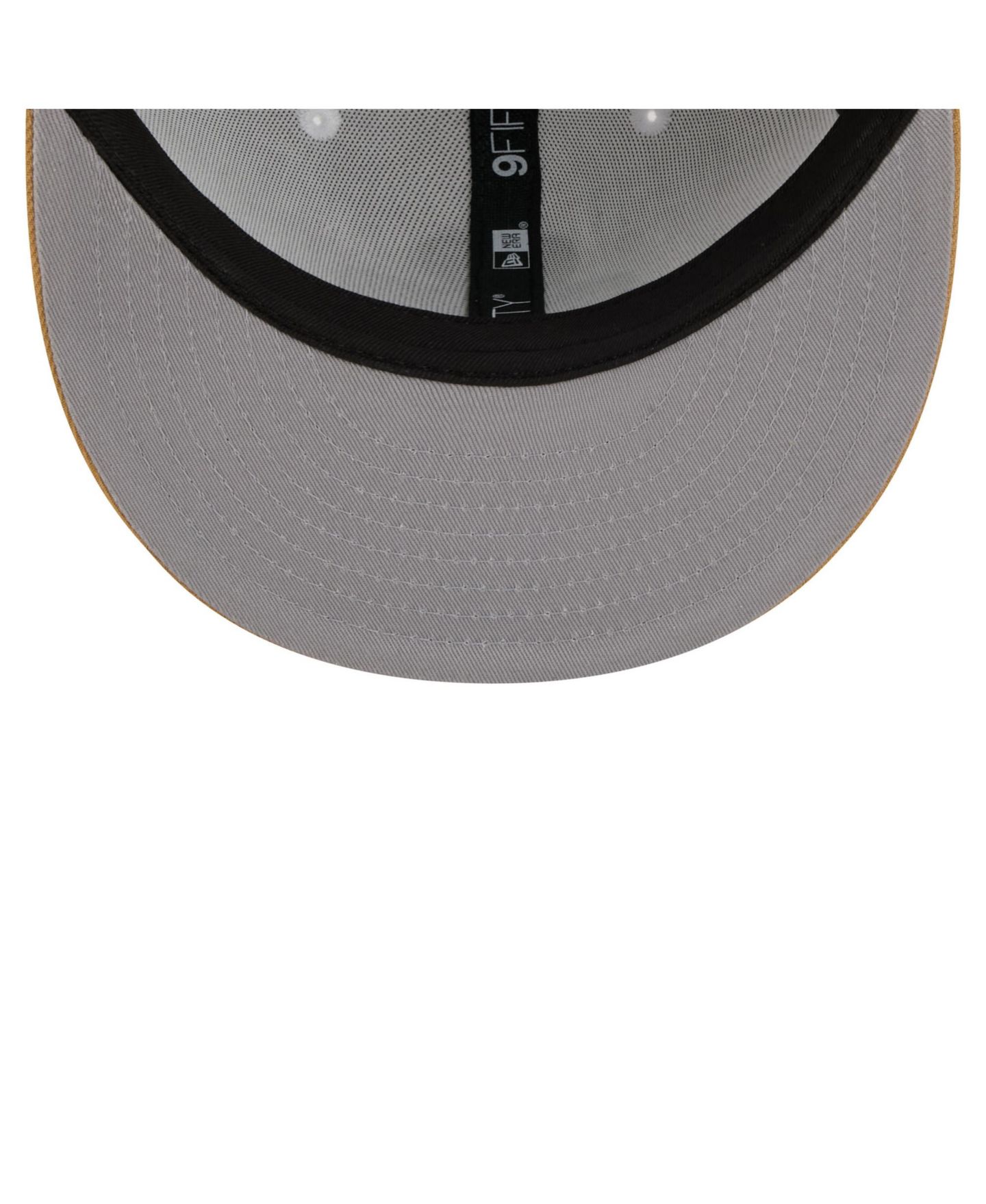 Мужская кепка New Era White/Gold Boston Celtics 2025/26 City Edition 9FIFTY Snapback Hat — фото 5