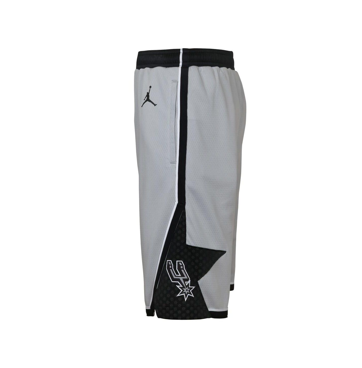 Детские шорты Jordan Silver San Antonio Spurs Authentic Statement Edition Swingman — фото 4