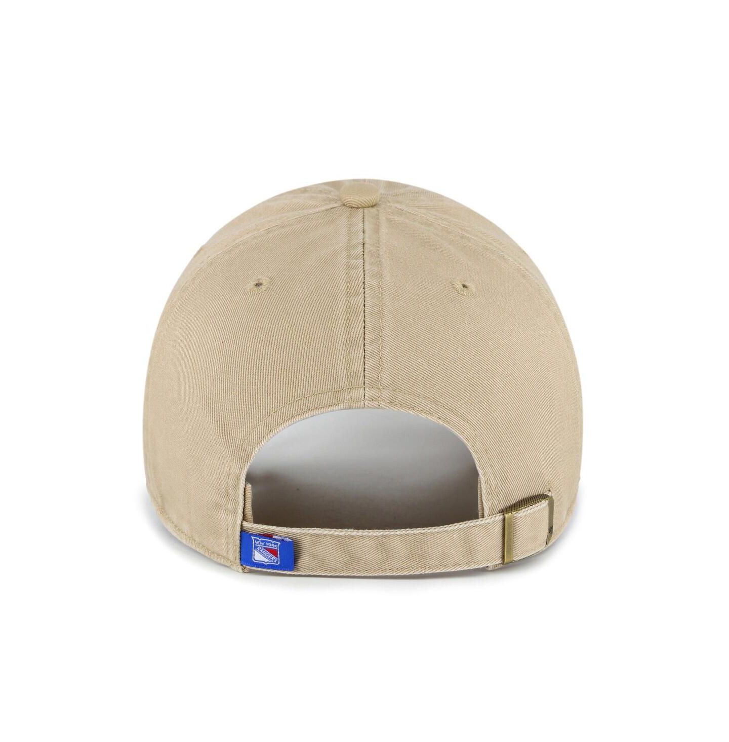 Мужская кепка '47 Brand Khaki New York Rangers Logo Clean Up Adjustable Hat — фото 2