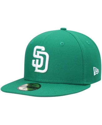Men's Kelly Green San Diego Padres White Logo 59FIFTY Fitted Hat