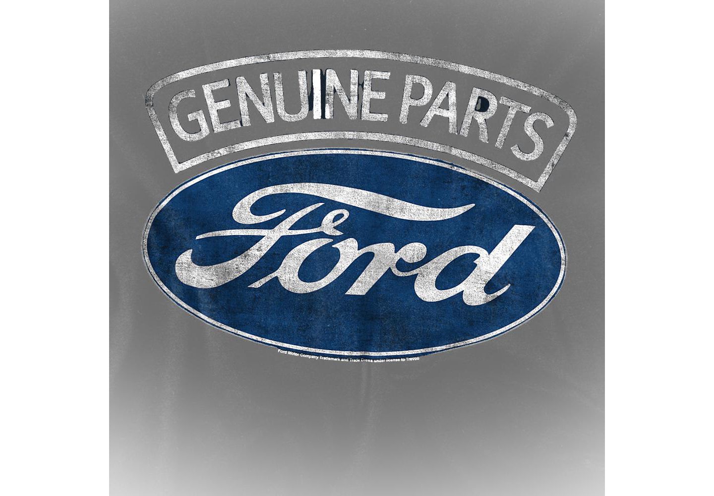 Мужская футболка Mustang Ford Genuine Parts Logo, цвет: Тёмно-синий — фото 2