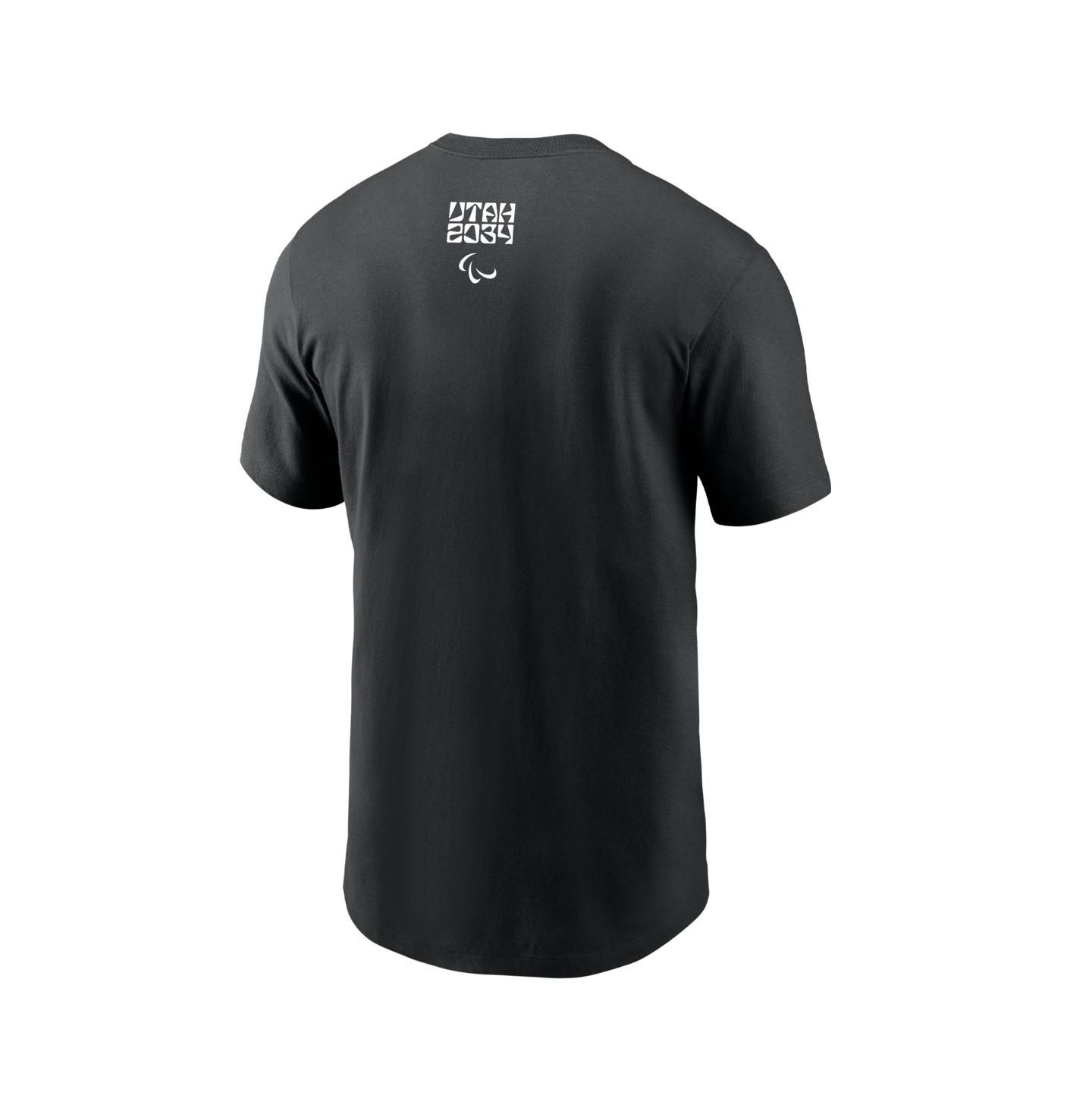 Мужская футболка Nike Black Utah 2034 Winter Paralympics Dri-FIT — фото 3