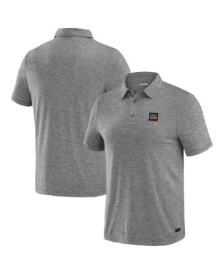 Men's Black Cincinnati Bengals Four Down Polo Shirt