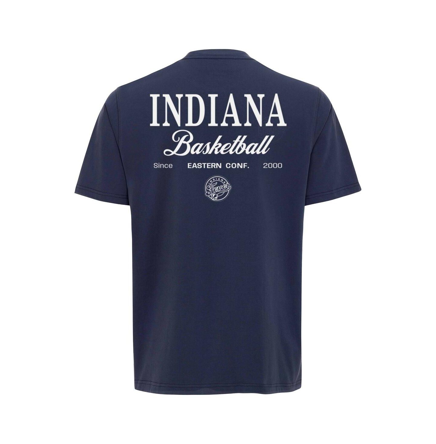 Футболка Sportiqe Blue Indiana Fever Athletic Club Collection Duke Relaxed Fit Premium — фото 3