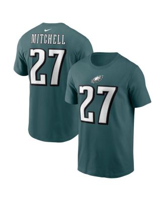 Men's Quinyon Mitchell Green Philadelphia Eagles Name and Number T-Shirt