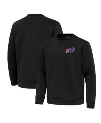 Men's Black Buffalo Bills Relevant Lightweight Pullover Sweatshirt