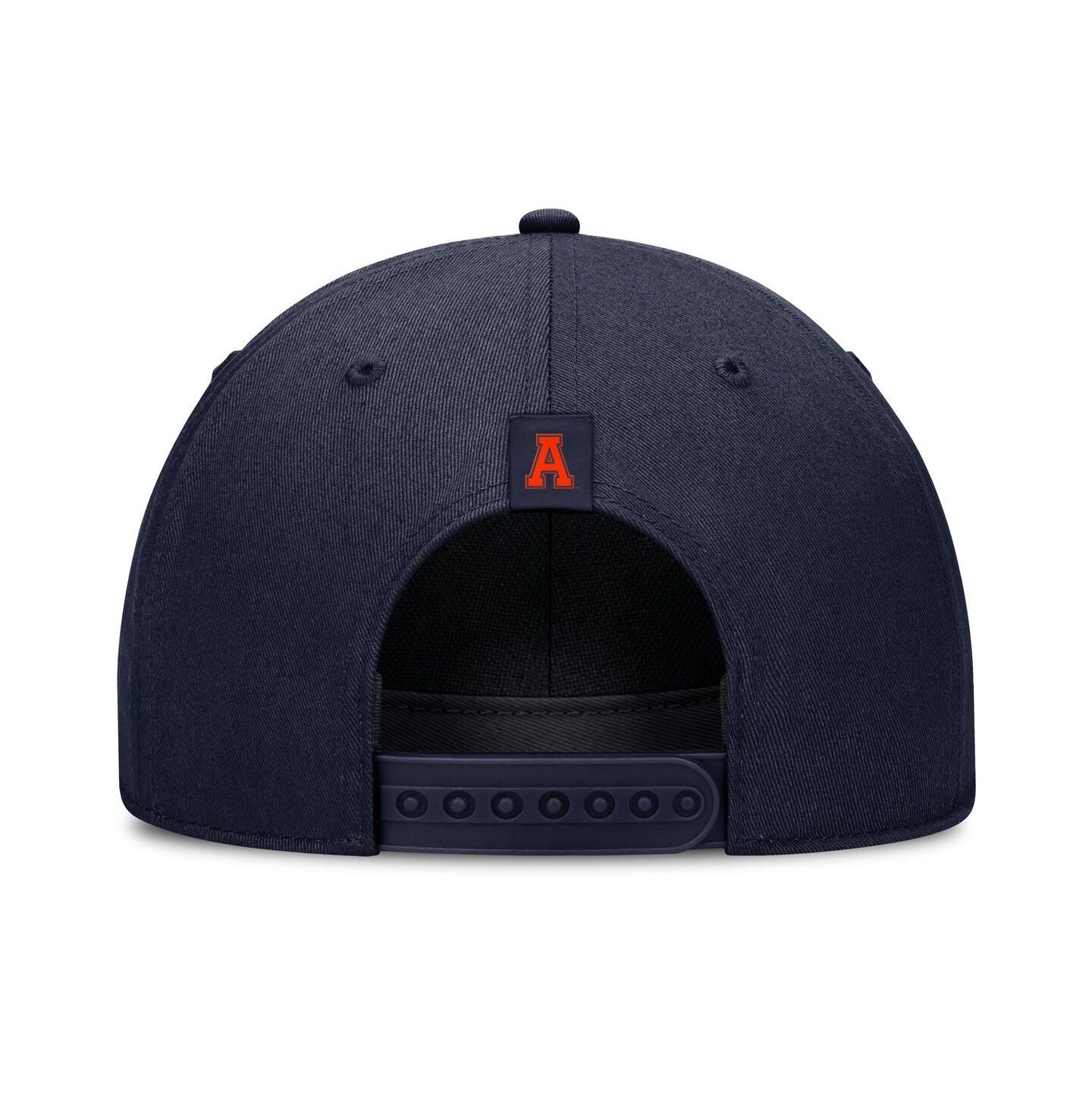 Головной убор Nike Navy Auburn Tigers 2026 Basketball Refresh 5-Panel Rope Rise Hat — фото 4