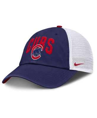 Men's Royal Chicago Cubs Primetime Club Adjustable Trucker Hat