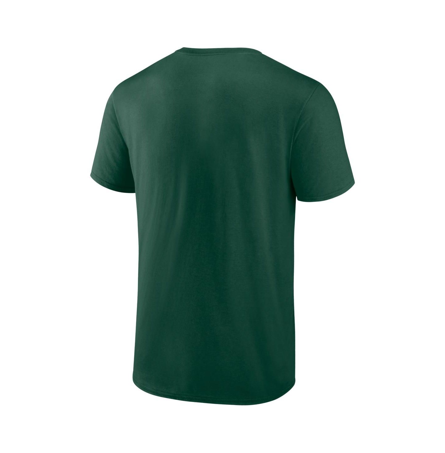 Мужская футболка Logo Athletic Green Minnesota Wild Essential — фото 3