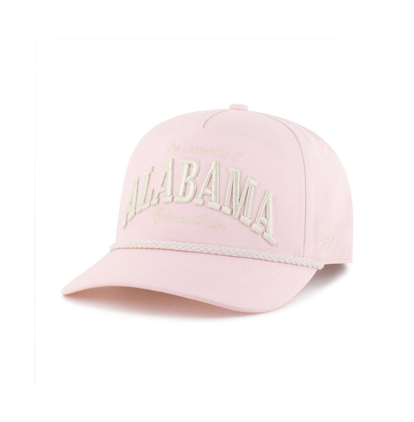Мужская кепка '47 Brand Pink Alabama Crimson Tide Gelato Hitch Adjustable Hat — фото 1