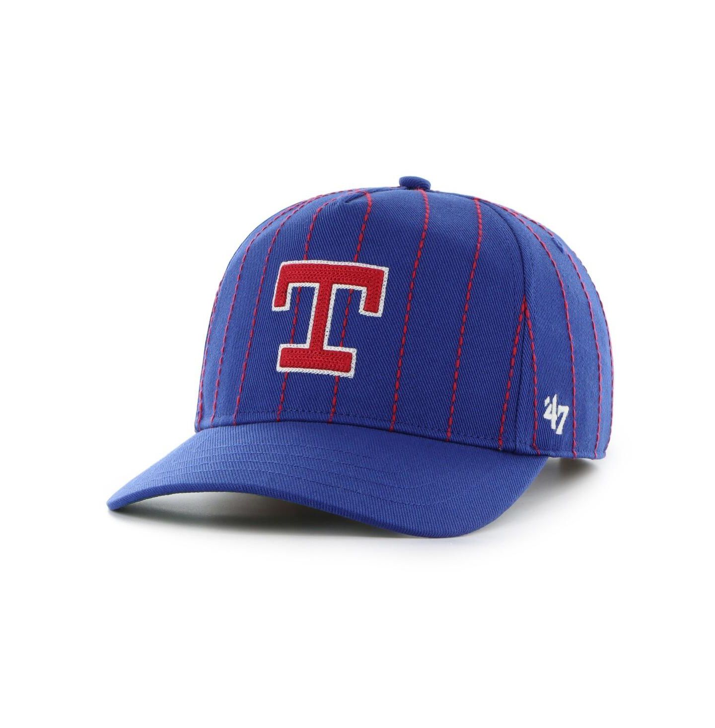 Мужская кепка '47 Brand x Rawlings Royal Texas Rangers Pinstripe Hitch Adjustable Hat — фото 2