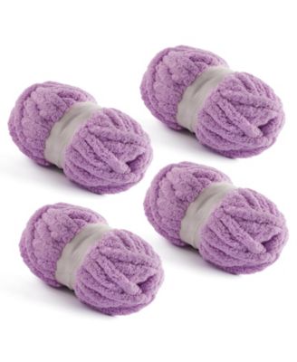 Chunky Chenille Yarn for Hand Knitting Crocheting