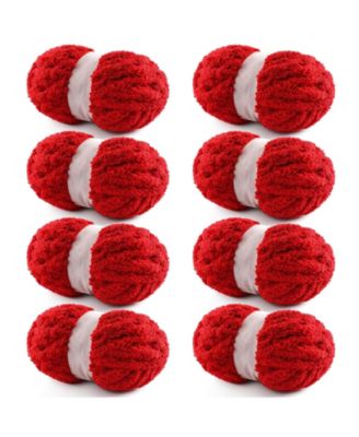 Chunky Chenille Yarn for Hand Knitting Crocheting